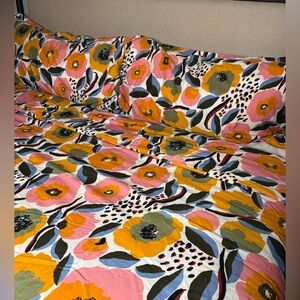 Marimekko King Comforter Set + 2 Shams Floral